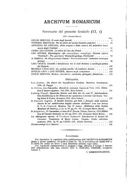 Archivum romanicum nuova rivista di filologia romanza