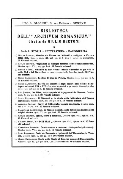 Archivum romanicum nuova rivista di filologia romanza