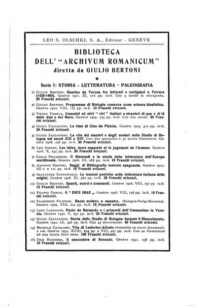 Archivum romanicum nuova rivista di filologia romanza