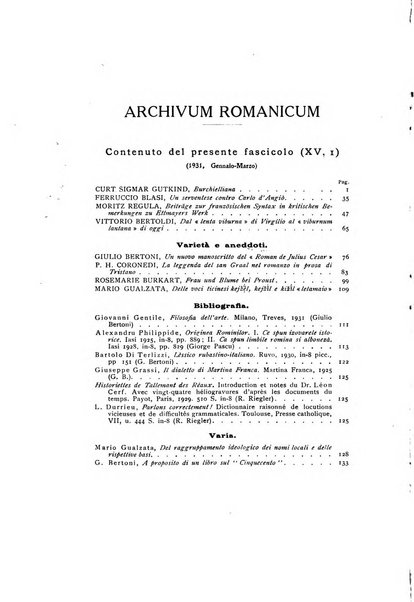 Archivum romanicum nuova rivista di filologia romanza