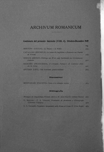 Archivum romanicum nuova rivista di filologia romanza