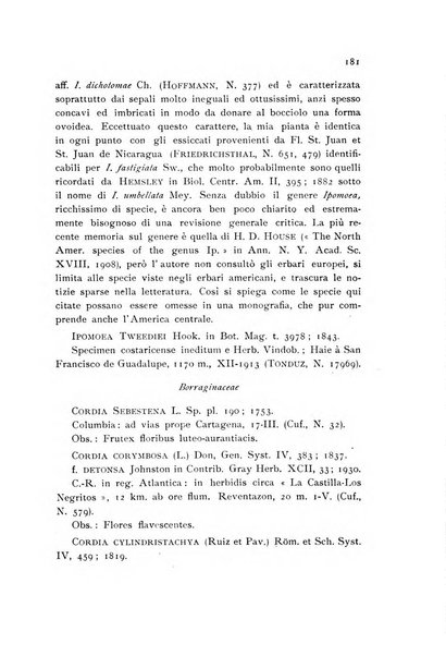 Archivio botanico pubblicato da Augusto Béguinot