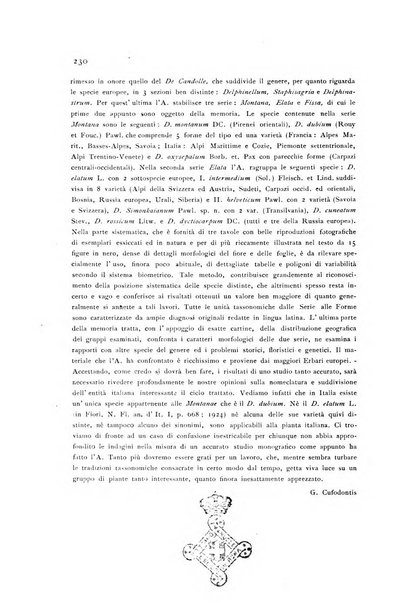 Archivio botanico pubblicato da Augusto Béguinot