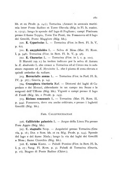 Archivio botanico pubblicato da Augusto Béguinot