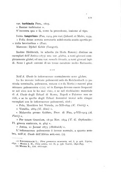 Archivio botanico pubblicato da Augusto Béguinot