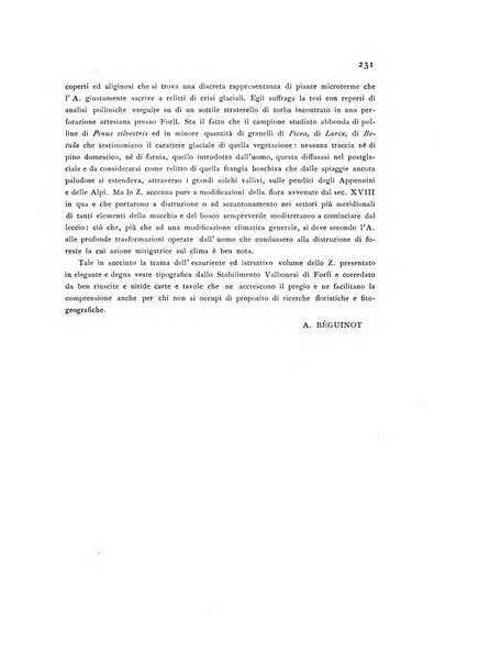 Archivio botanico pubblicato da Augusto Béguinot