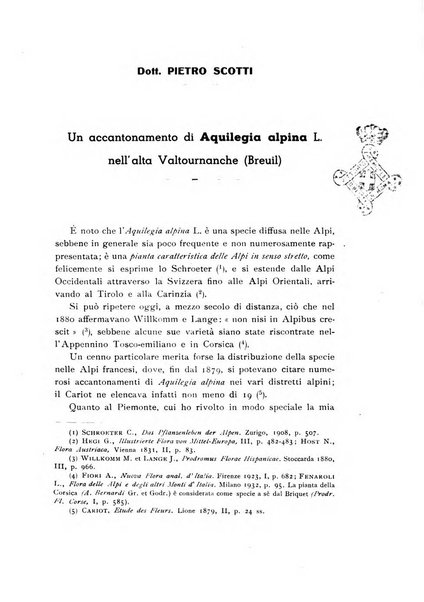 Archivio botanico pubblicato da Augusto Béguinot