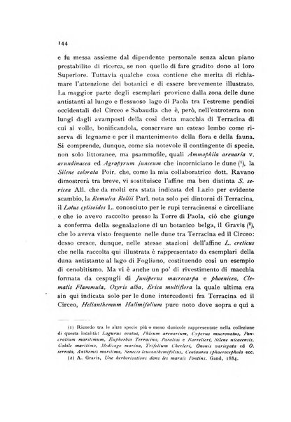 Archivio botanico pubblicato da Augusto Béguinot