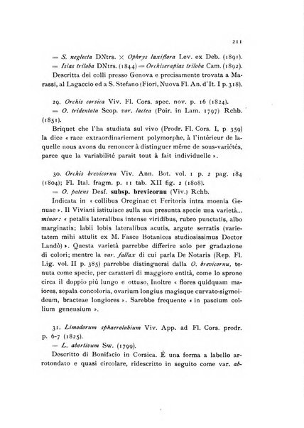 Archivio botanico pubblicato da Augusto Béguinot