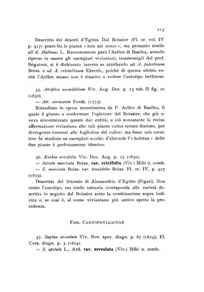 Archivio botanico pubblicato da Augusto Béguinot