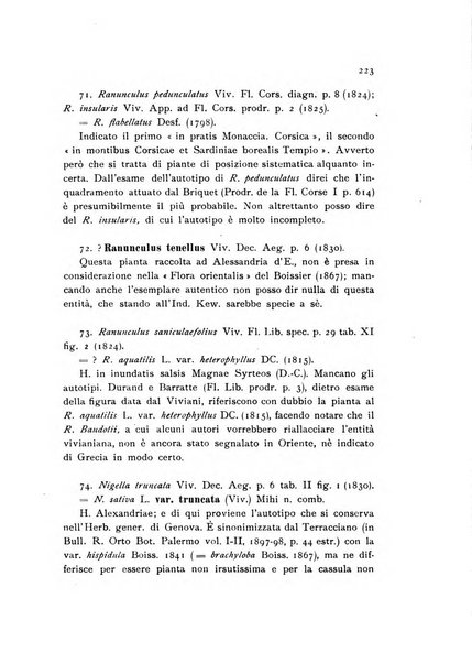 Archivio botanico pubblicato da Augusto Béguinot