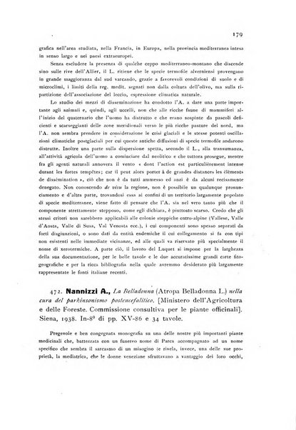 Archivio botanico pubblicato da Augusto Béguinot