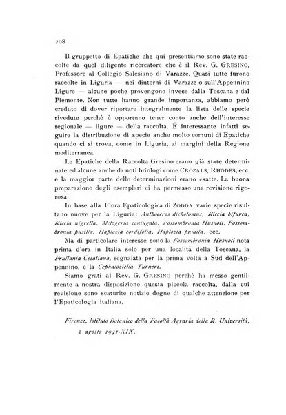 Archivio botanico pubblicato da Augusto Béguinot