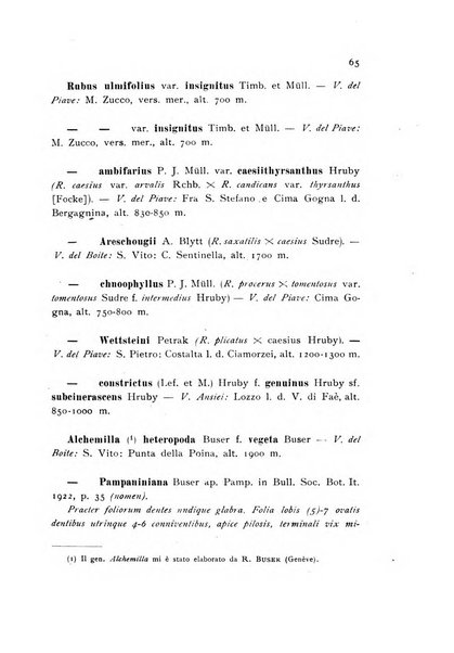 Archivio botanico pubblicato da Augusto Béguinot