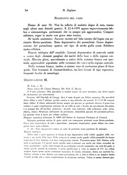 Archivio De Vecchi per l'anatomia patologica e la medicina clinica