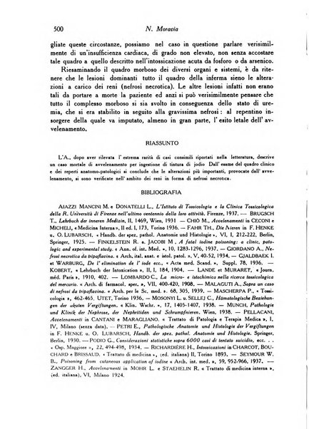 Archivio De Vecchi per l'anatomia patologica e la medicina clinica