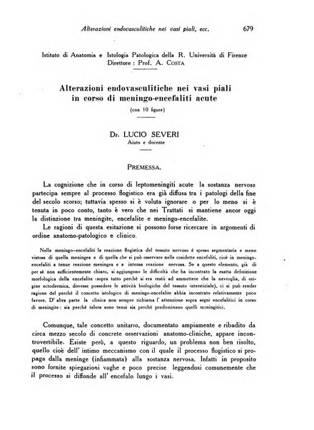 Archivio De Vecchi per l'anatomia patologica e la medicina clinica