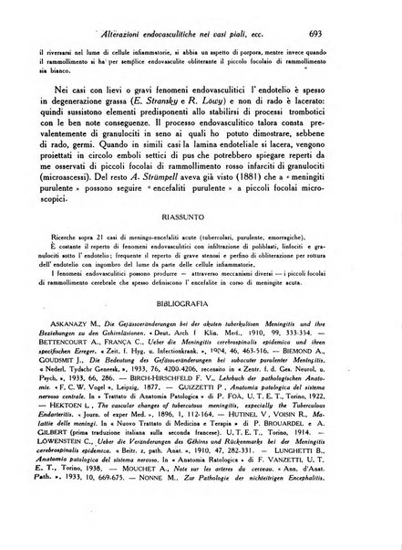 Archivio De Vecchi per l'anatomia patologica e la medicina clinica