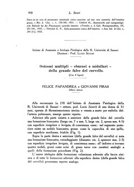 Archivio De Vecchi per l'anatomia patologica e la medicina clinica