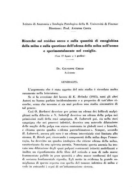 Archivio De Vecchi per l'anatomia patologica e la medicina clinica