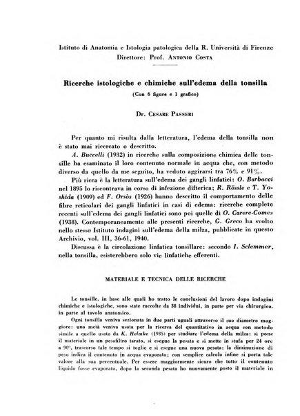 Archivio De Vecchi per l'anatomia patologica e la medicina clinica