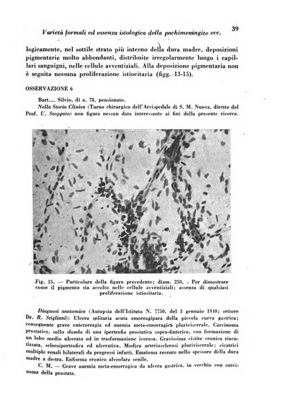 Archivio De Vecchi per l'anatomia patologica e la medicina clinica