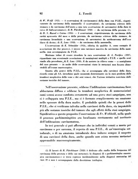 Archivio De Vecchi per l'anatomia patologica e la medicina clinica