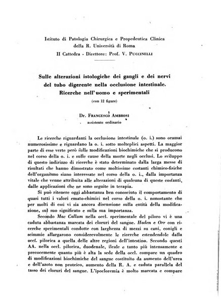 Archivio De Vecchi per l'anatomia patologica e la medicina clinica