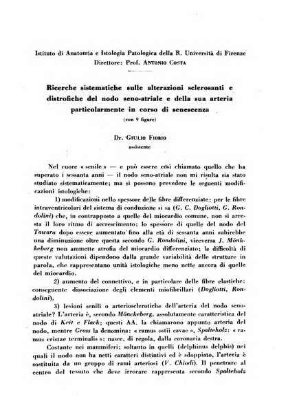 Archivio De Vecchi per l'anatomia patologica e la medicina clinica