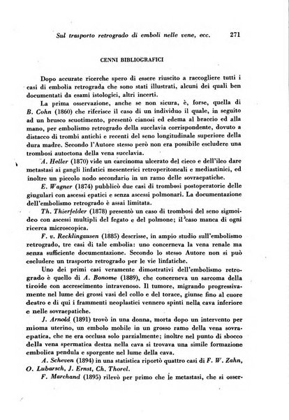 Archivio De Vecchi per l'anatomia patologica e la medicina clinica