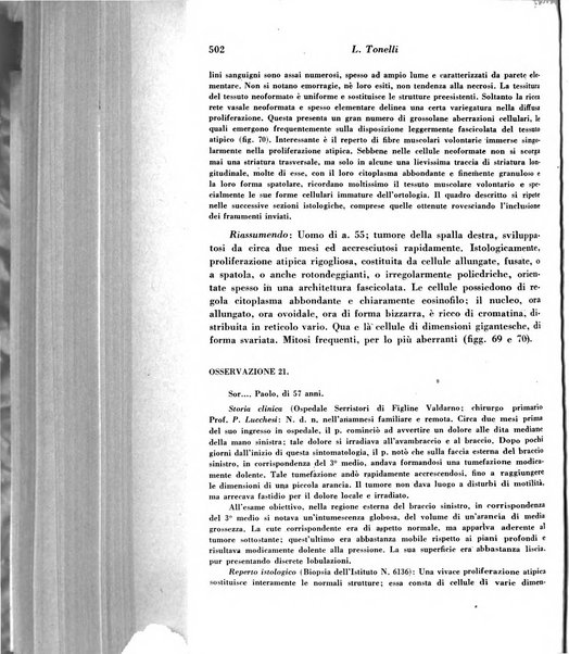 Archivio De Vecchi per l'anatomia patologica e la medicina clinica