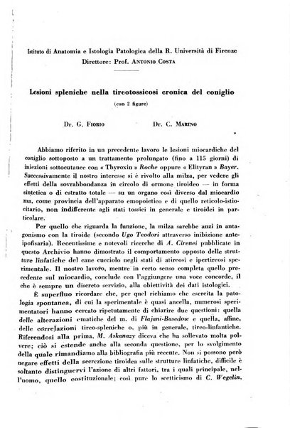 Archivio De Vecchi per l'anatomia patologica e la medicina clinica