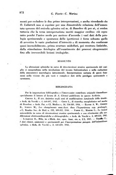 Archivio De Vecchi per l'anatomia patologica e la medicina clinica