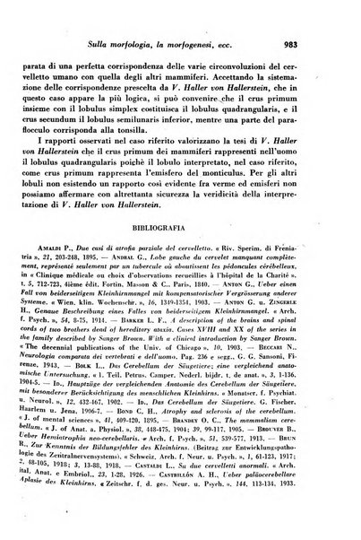 Archivio De Vecchi per l'anatomia patologica e la medicina clinica