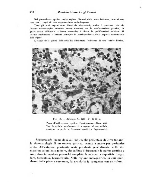 Archivio De Vecchi per l'anatomia patologica e la medicina clinica