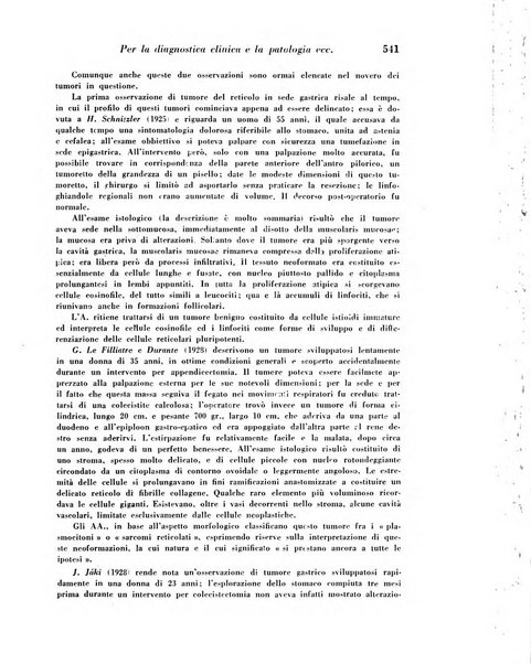 Archivio De Vecchi per l'anatomia patologica e la medicina clinica