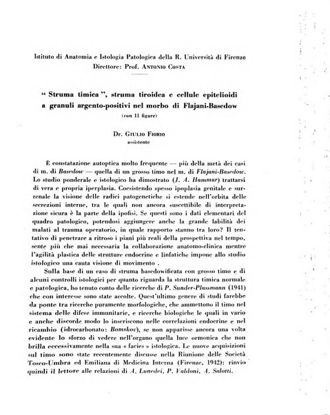 Archivio De Vecchi per l'anatomia patologica e la medicina clinica