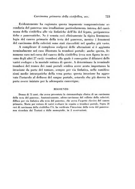 Archivio De Vecchi per l'anatomia patologica e la medicina clinica