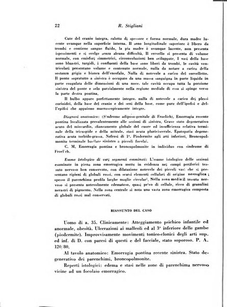 Archivio De Vecchi per l'anatomia patologica e la medicina clinica