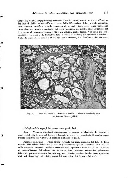 Archivio De Vecchi per l'anatomia patologica e la medicina clinica