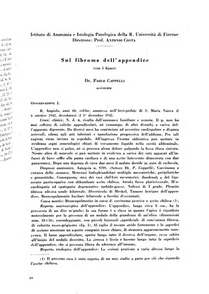 Archivio De Vecchi per l'anatomia patologica e la medicina clinica