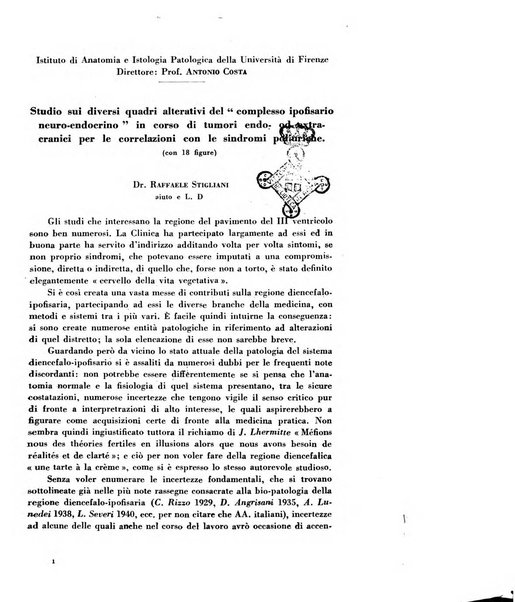 Archivio De Vecchi per l'anatomia patologica e la medicina clinica