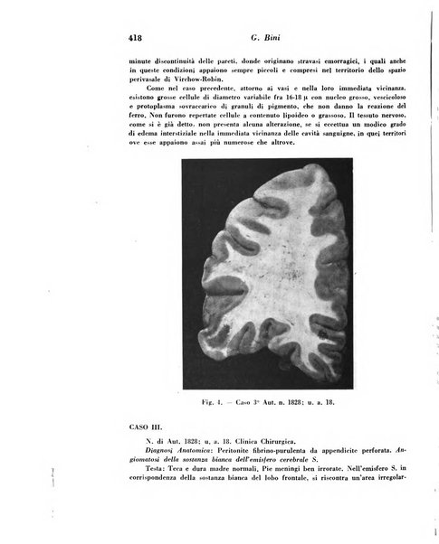 Archivio De Vecchi per l'anatomia patologica e la medicina clinica