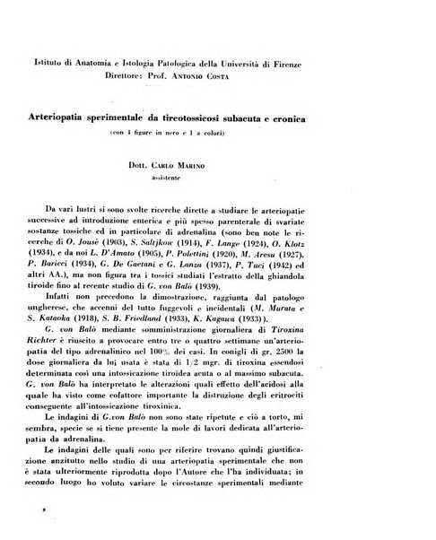 Archivio De Vecchi per l'anatomia patologica e la medicina clinica