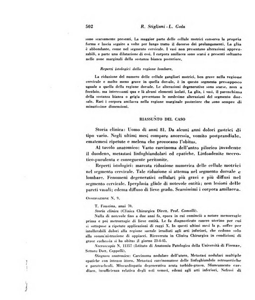 Archivio De Vecchi per l'anatomia patologica e la medicina clinica