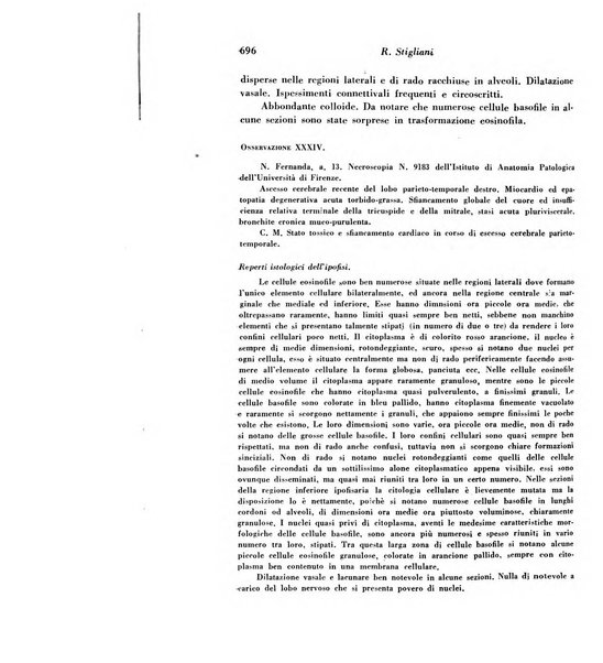 Archivio De Vecchi per l'anatomia patologica e la medicina clinica