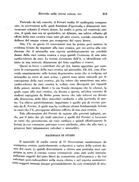 Archivio De Vecchi per l'anatomia patologica e la medicina clinica