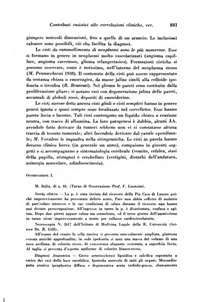 Archivio De Vecchi per l'anatomia patologica e la medicina clinica