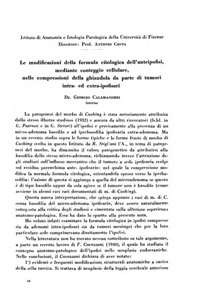 Archivio De Vecchi per l'anatomia patologica e la medicina clinica