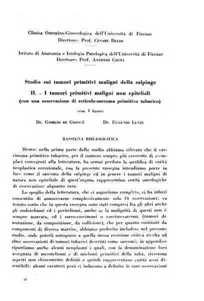 Archivio De Vecchi per l'anatomia patologica e la medicina clinica